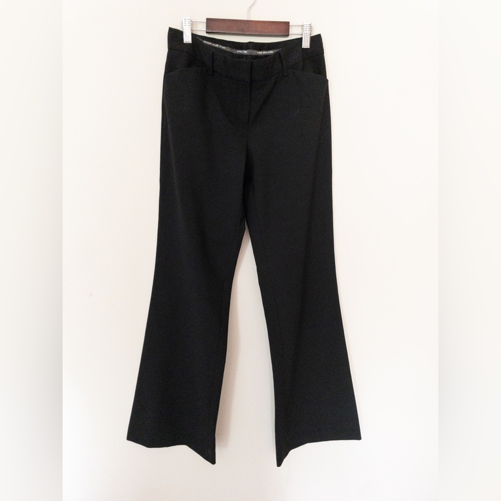 Express Editor Pant Black Trouser Flare Leg Office wear